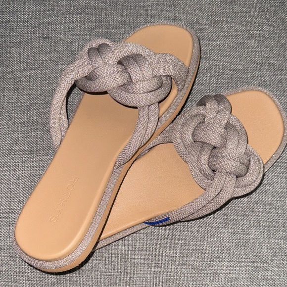 Rothy's Shoes - Rothy's Knot Sandals in Taupe